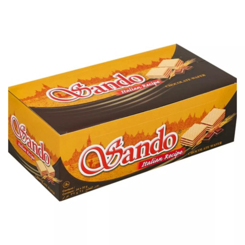 ویفر ساندو sando اصل خارجی امارات بسته 24عددی