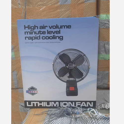 پنکه شارژی 48 ولت توری فلزی FAN LITHIUM